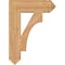Ekena Millwork Westlake Arts & Crafts Smooth Bracket, Western Red Cedar, 5 1/2"W x 22"D x 30"H BKT06X22X30WTL03SWR - alternate 3